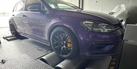 Замір потужності автомобіля Volkswahen Gplf R 2.0 TSI