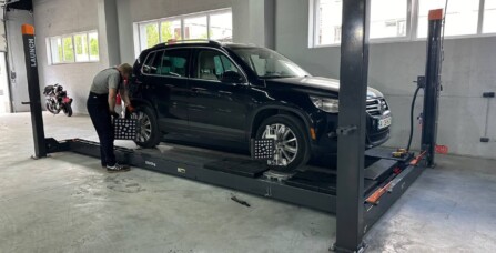Розвал схождения Volkswagen Tiguan