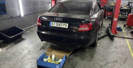 Заміна оливи в коробці передач Audi А6 С6