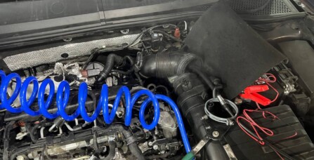 Діагностика димогенератором Volkswagen Passat 2.0 TDI