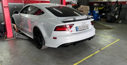 Проточка гальмівних дисків Audi RS7