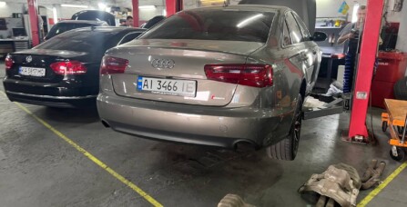 Заміна комплекта ланцюгів ГРМ Audi A6 C7 3.0 TFSI