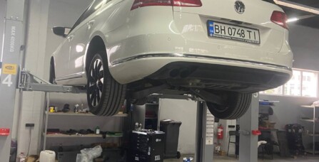 Заміна захисту днища Volkswagen b7 - 2.0 TDI