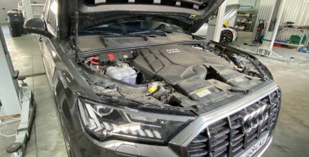 Заміна стартер генератора Audi Q7 3.0 TDI