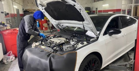 Ендоскопія двигуна Audi S7 2.9 TFSI