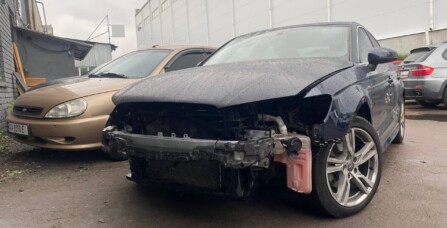 Відновлення Audi S3 двигуном 2.0 TFSI після ДТП у США