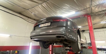 Переущільнення задньої плити двигуна Audi A6 C7 3.0 TDI