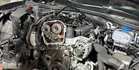 Заміна комплекта ГРМ з заміною розподільчих валів Audi A6C7 2.0 TFSI