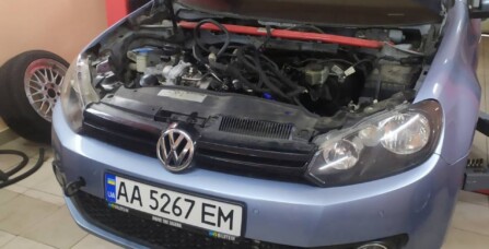 Виготовлення даунпайпу та кастомного впуску Volkswagen Golf 6 1.4 TSI