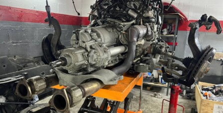 Замена двигателя Audi SQ5 3.0 TFSI