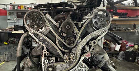 Замена двигателя, замена комплекта ГРМ