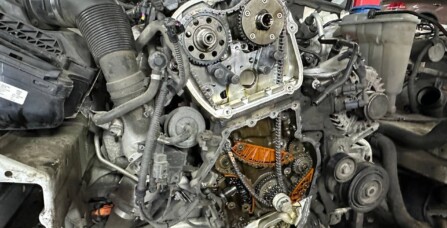 Замена комплекта ГРМ Audi A4 B8 2.0 TFSI