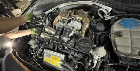 Ендоскопія двигуна Audi S7 4.0 TFSI