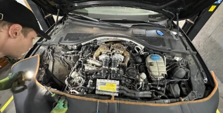 Ендоскопія двигуна Audi S7 4.0 TFSI
