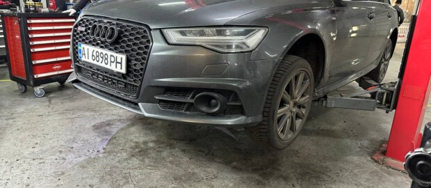 Замена прокладок развала блока цилиндров Audi A6 C7 3.0 TDI