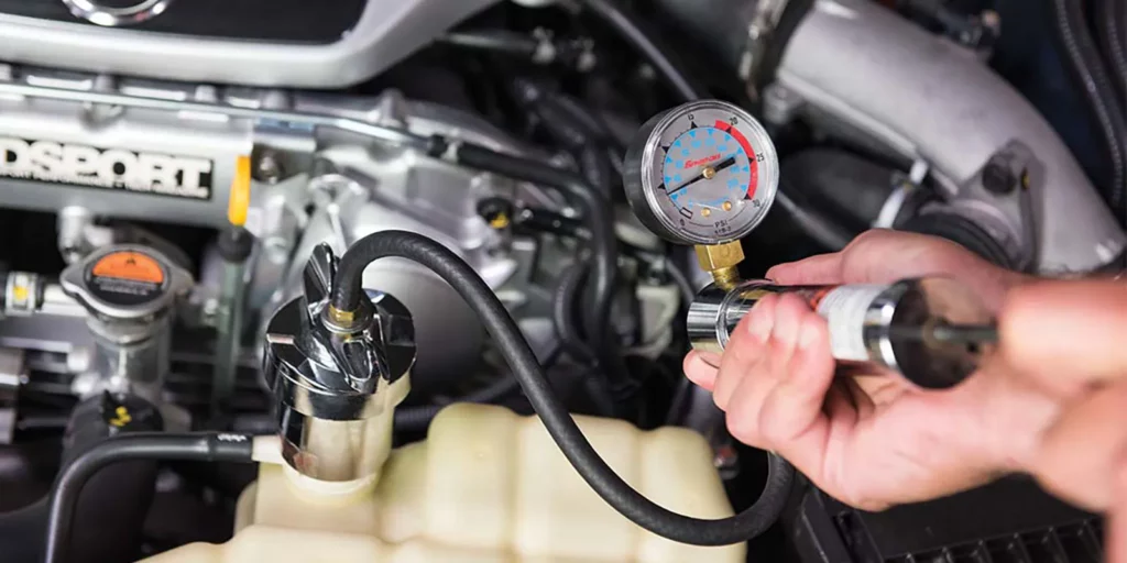 Перевірка картерних газів в системі охолодження