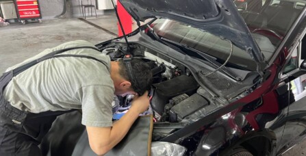 Слюсарні роботи по відновленню різьби на піддоні VW Golf 7 - 1.8 TSI