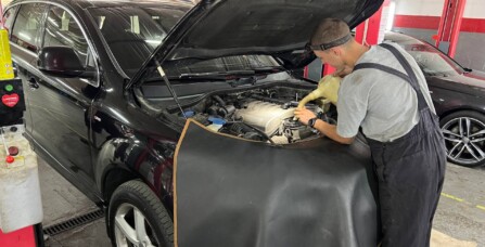 Заміна реле стартера Audi Q7