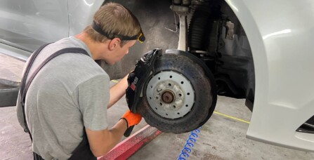 Проточка гальмівних дисків Audi RS7