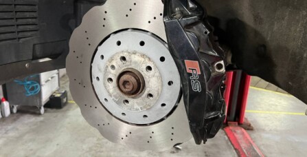 Проточка гальмівних дисків Audi RS7