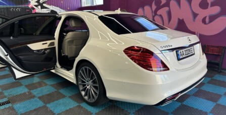 Mercedes Benz w222 - детейлінг мийка в три фази та миска пікапотнрго простору з консервацією