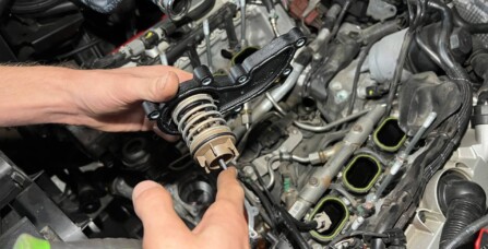 Заміна помпи та термостату Audi Q7 3.0 TFSI