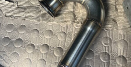 Встановлення даунпайпа Audi A6 C7 3.0 TDI