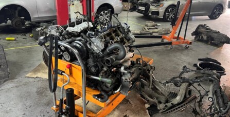 Заміна комплекта ланцюгів ГРМ Audi A6 C7 3.0 TFSI