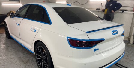 Реставраційне полірування авто Audi A4 B9