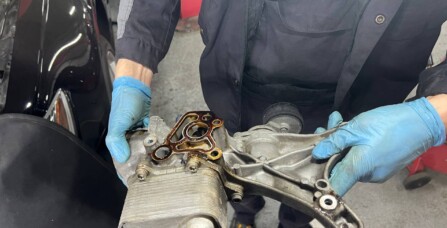 Заміна прокладок теплообмінника Audi A6C7 2.0 TFSI