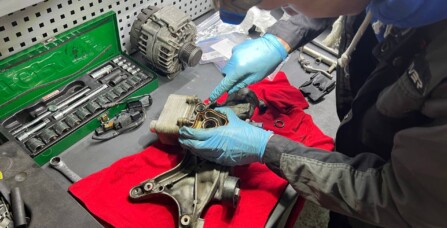 Заміна прокладок теплообмінника Audi A6C7 2.0 TFSI