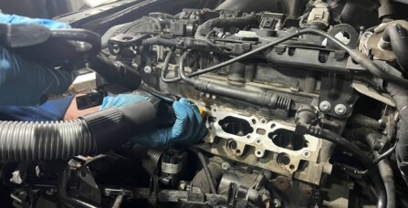 Пошук підітікання охолоджуючої рідини Audi A6C7 2.0 TFSI