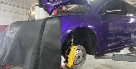 Заміна гальмівних супортів Audi RSQ3 (8-поршневі) на VW Golf R 7.5 – Stage 3