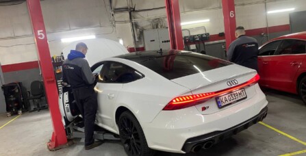 Ендоскопія двигуна Audi S7 2.9 TFSI