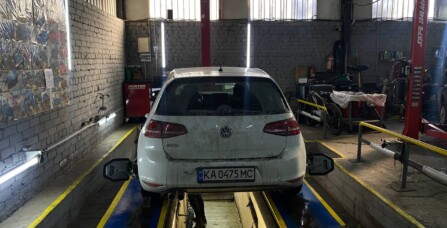 Розвал сходження Volkswagen Golf GTD
