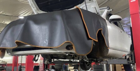 Переущільнення напівпиддону та переущільнення розвалу блоку Volkswagen Touareg 3.0 TDI