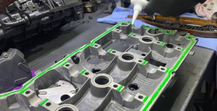 Переущільненні клапанної кришки Audi A6 C7 2.0 TFSI