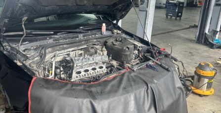 Заміна комплекта ланцюгів ГРМ, чистка впускних клапанів та паливних форсунок та переущільнення бугильної кришки Volkswagen Jetta 1.8 TSI CPRA