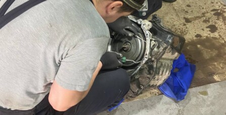 Заміна комплекта щеплення та заміна маховика Volkswagen Passat B8 2.0 TDI