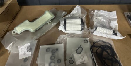 Повна заміна оливи в АКПП та заміна всіх фільтрів з зняттям мехатрона Audi A6C8 3.0 TFSI