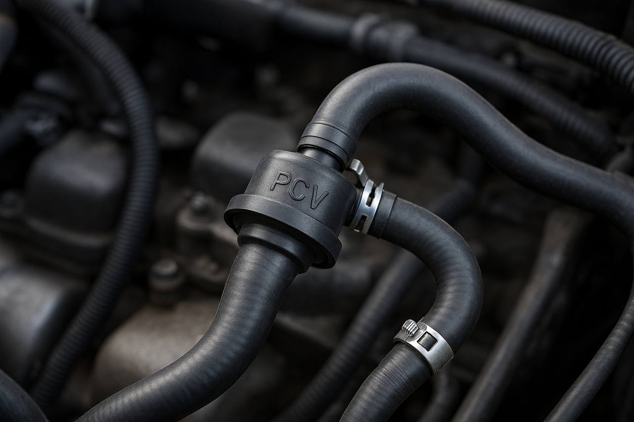 PCV/система вентиляції картера — чому закоксування призводить до масложера і як це профілактувати — профілактика і заміна.
