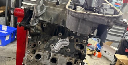 Переущільнення напівпіддону Audi A4B8 2.0 TFSI