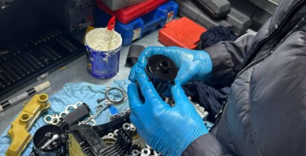 Заміна оливи в корбці передач та заміна фільтрів Audi A6C7 3.0 TFSI Dl 382