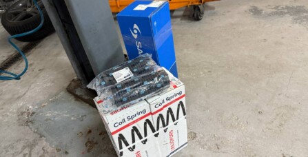 Ремонт рульової рейки та заміна передньої пружини Audi TT 2.0 TFSI