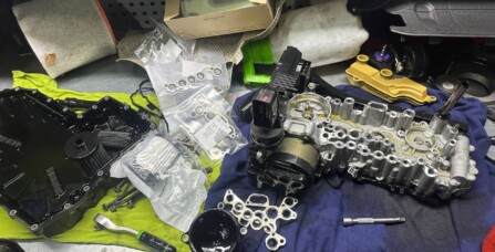 Заміна оливи в DSG та сервісне обслуговування мехатроніка Audi A6C8 3.0TFSI