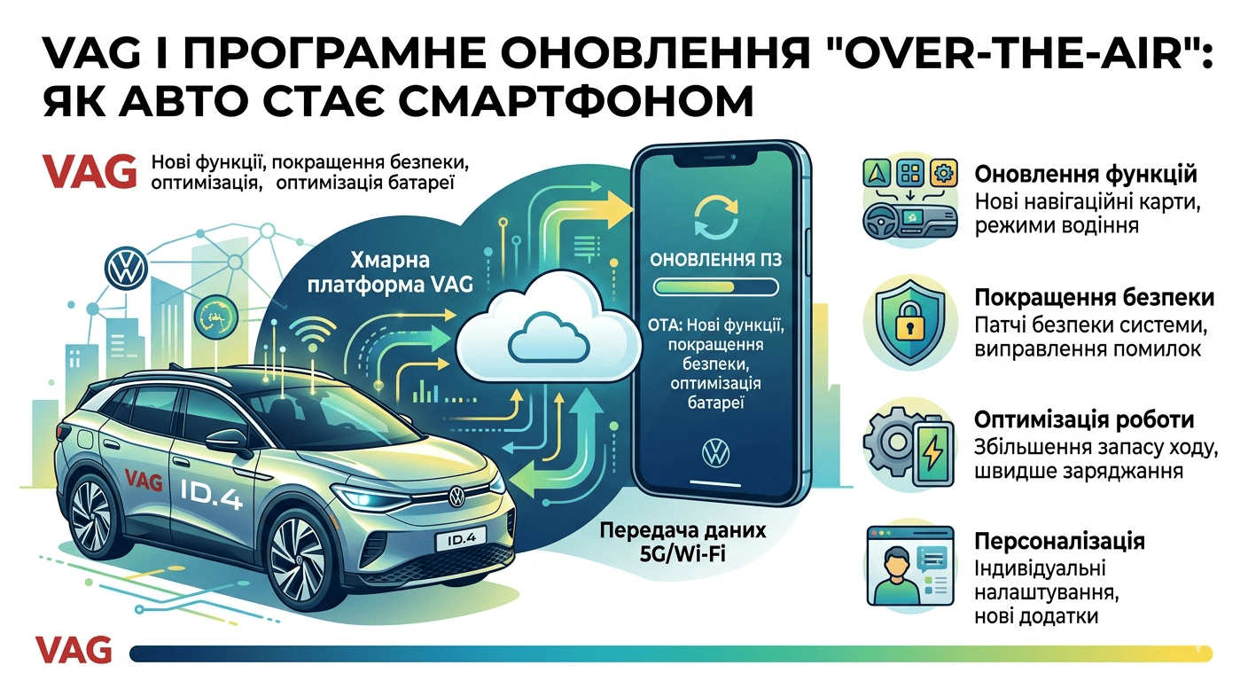 VAG і програмне оновлення ‘over-the-air’: як авто стає смартфоном