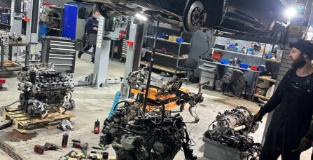 Заміна двигуна, прогар поршня Audi RS6C8 4.0 TFSI