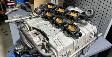 Чистка паливних форсунок та заміна ремкомплектів Audi А6C73.0 TFSI CREC