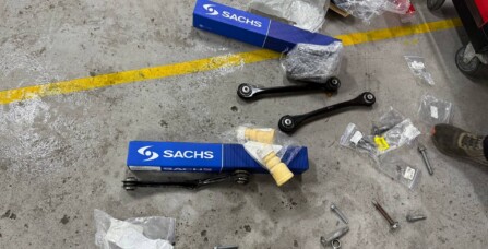 Заміна ричагів задньої підвіски відновлення після ДТП Audi Q5 2.0 TFSI