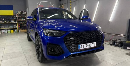 Хімчистка авто/ відновлене полірування та покриття керамічним захистом Audi Q5 2.0 TFSI